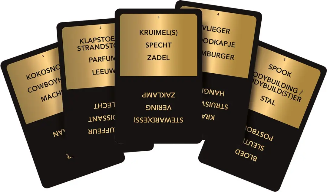Partyspel Editie #1 Kaartspel - 648 Opgaven - Pocketformaat