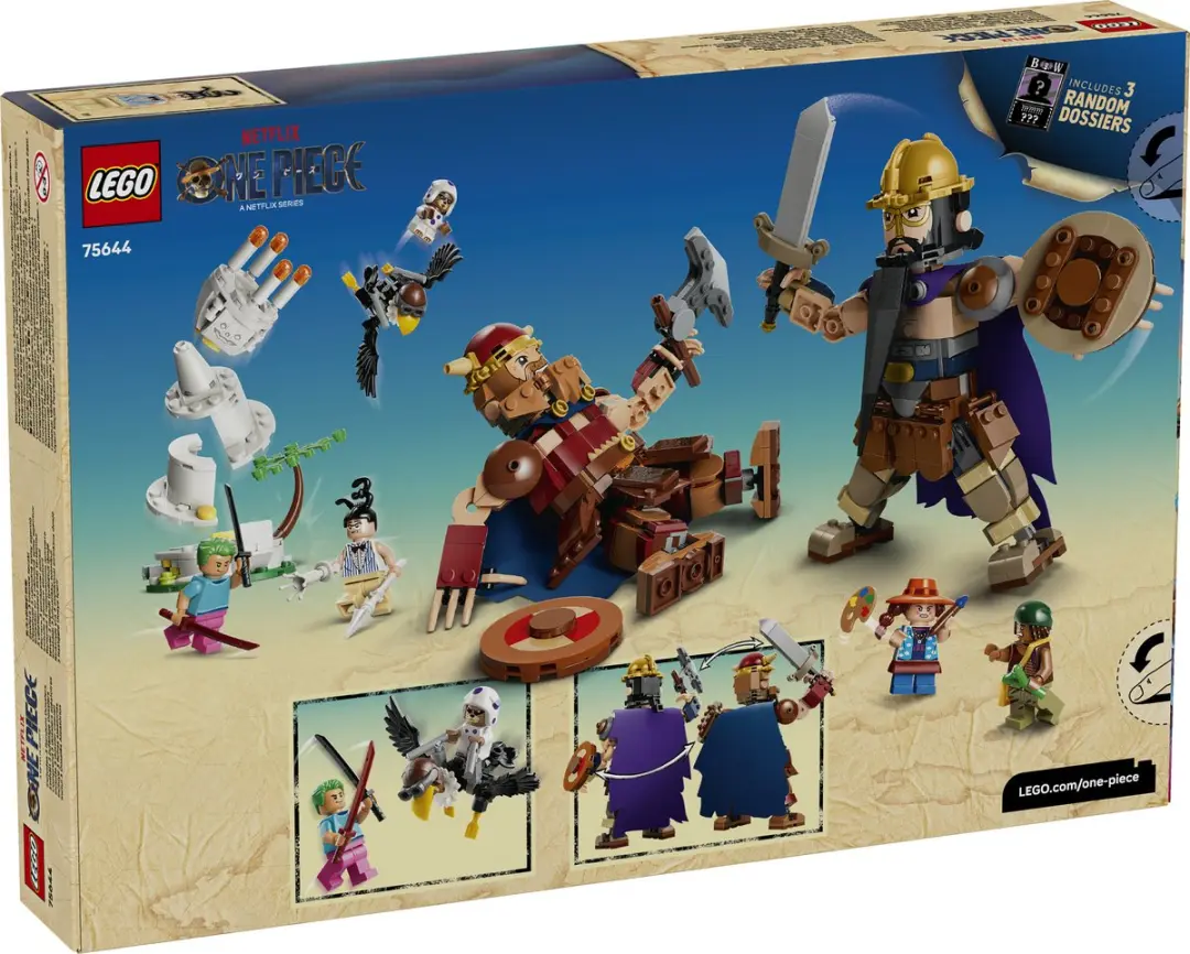 LEGO ONE PIECE Dorry vs. Brogy Reuzen 75644 - 733 Stukken