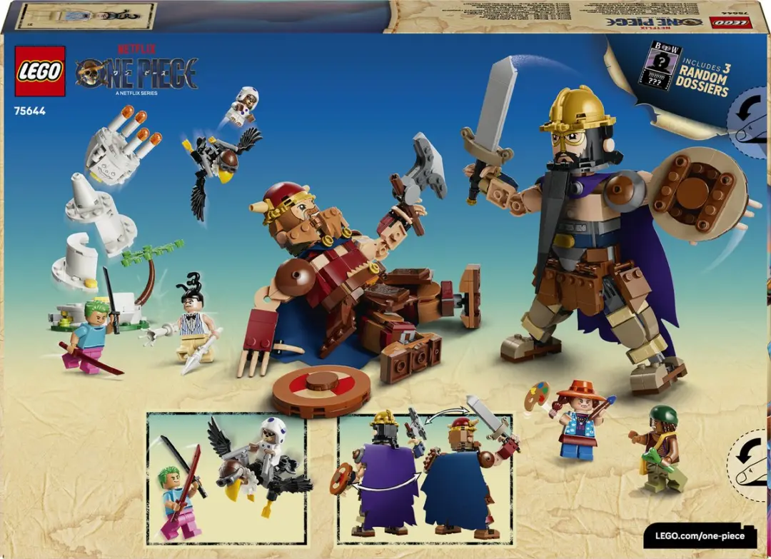 LEGO ONE PIECE Dorry vs. Brogy Reuzen 75644 - 733 Stukken