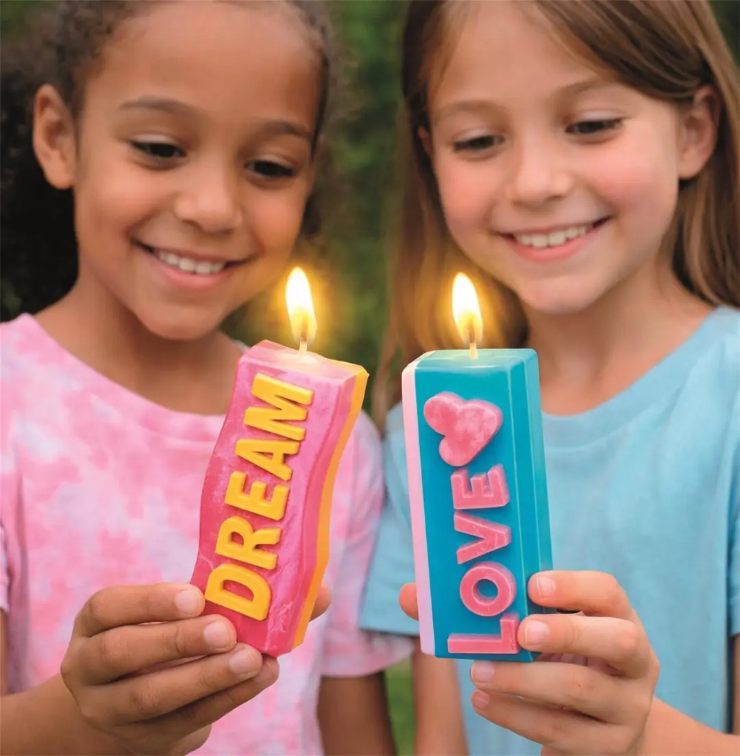 Clementoni Art & Craft Create Your Candles Rainbow - Kaarsen Maken Set - 8+
