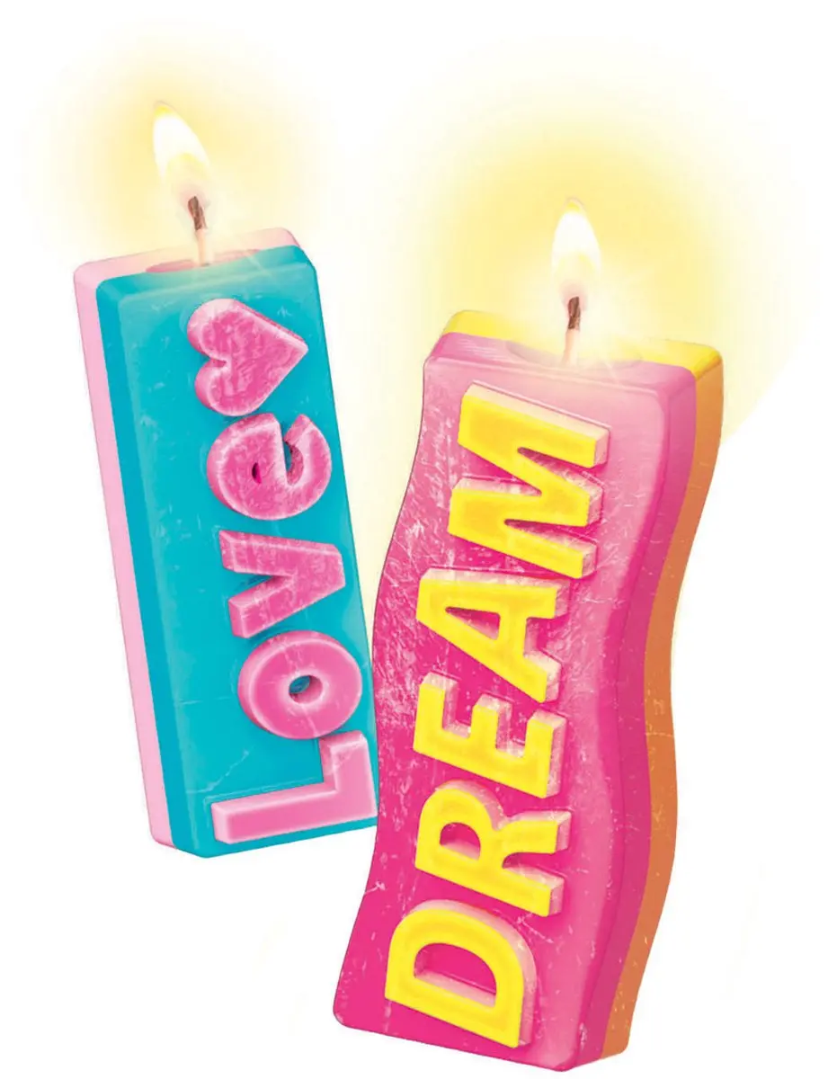 Clementoni Art & Craft Create Your Candles Rainbow