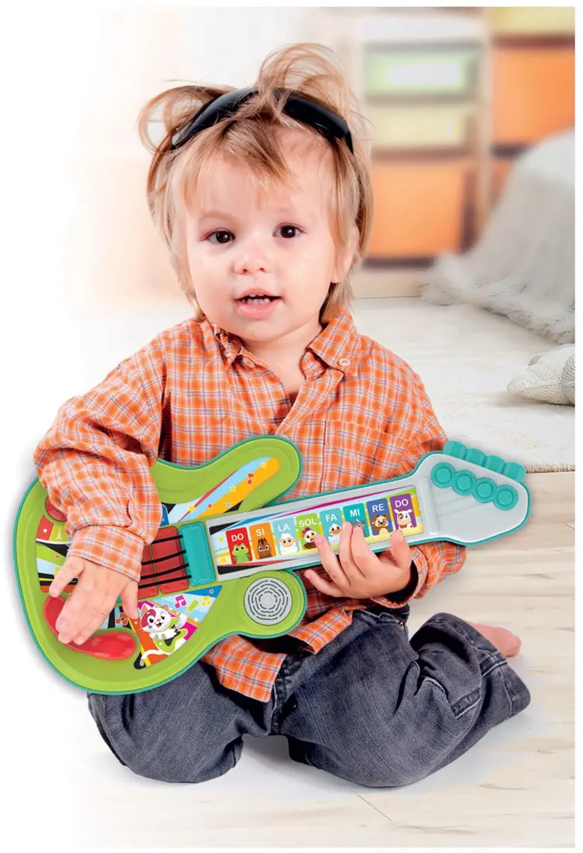 Clementoni Baby Gitaar Dieren - Meerkleurig