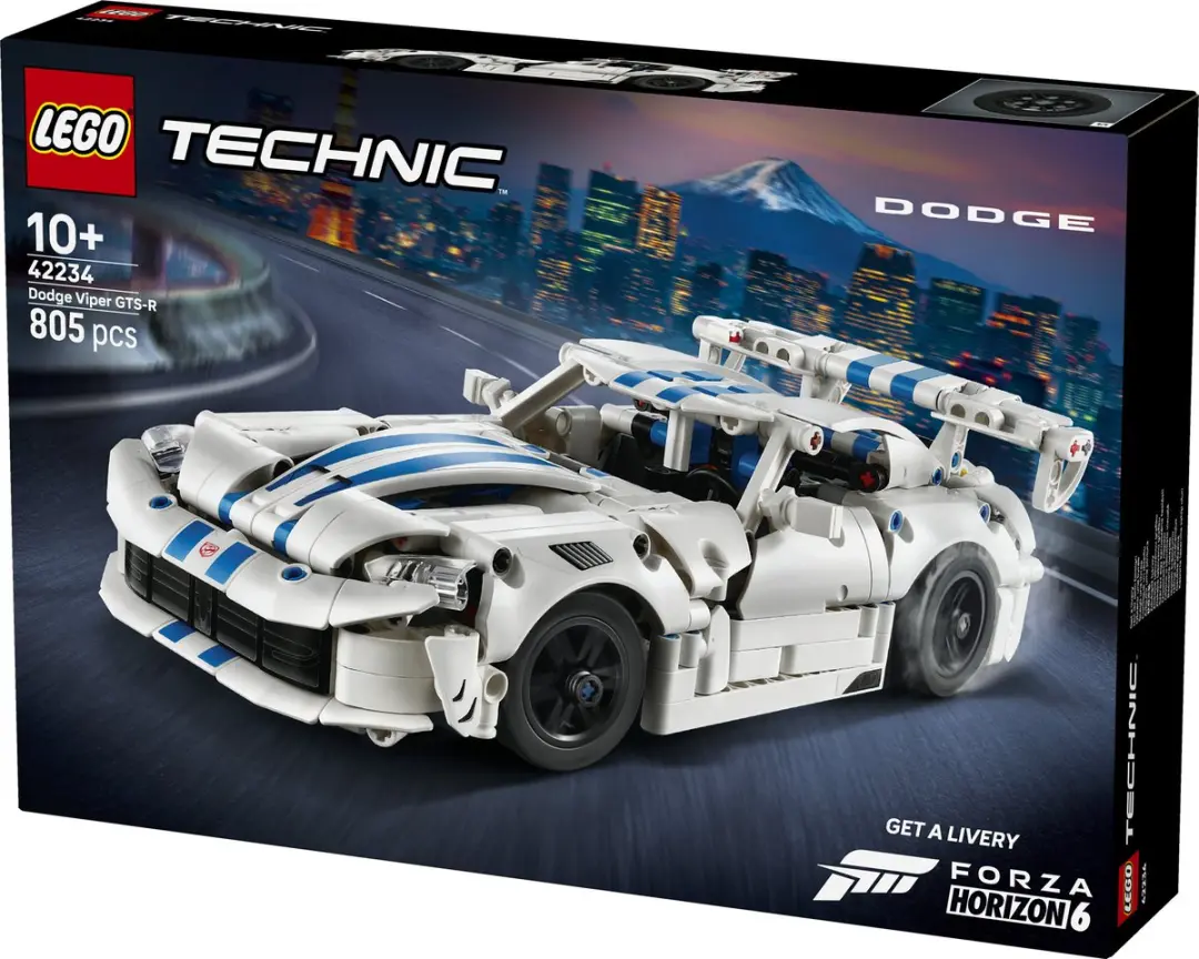 LEGO Technic Dodge Viper GTS-R 42234 - 805 Stukken