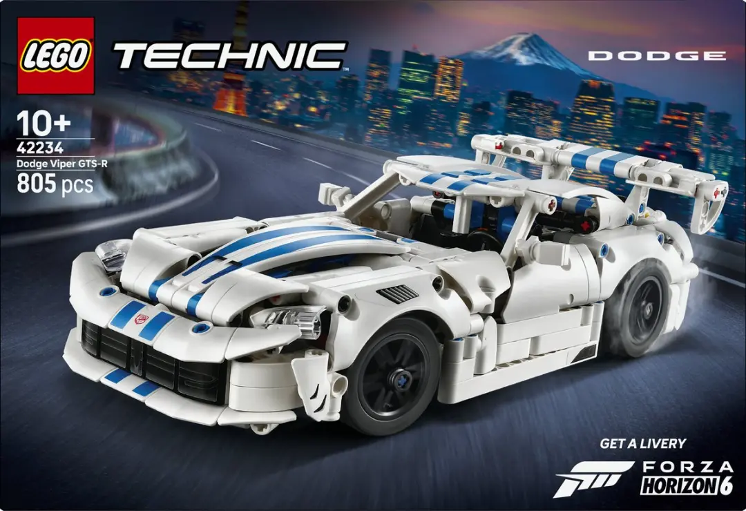 LEGO Technic Dodge Viper GTS-R 42234 - 805 Stukken