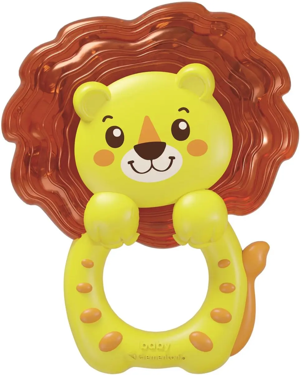 Clementoni Baby Koelbijtring Leeuw - Multikleur