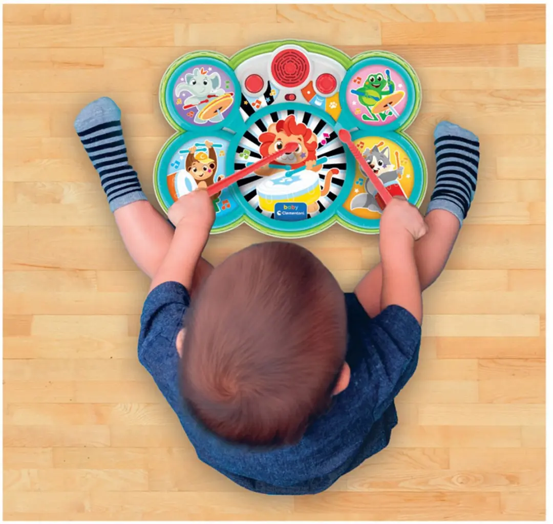 Clementoni Baby Drumset Dieren - Meerkleurig