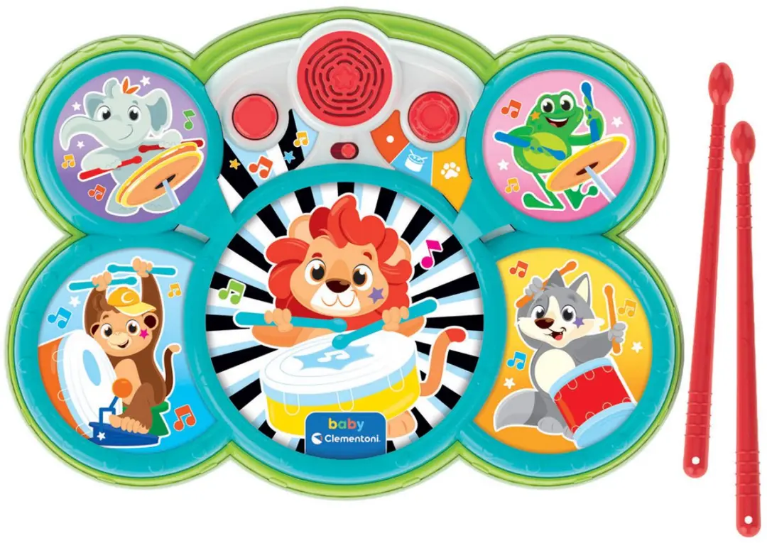 Clementoni Baby Drumset Dieren