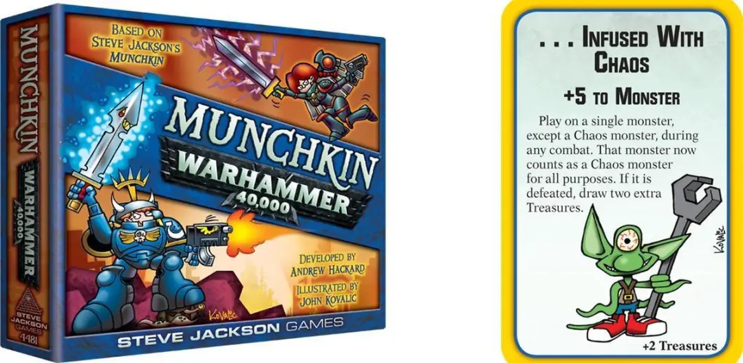 Steve Jackson Games Munchkin Warhammer 40K Bordspel - Engels