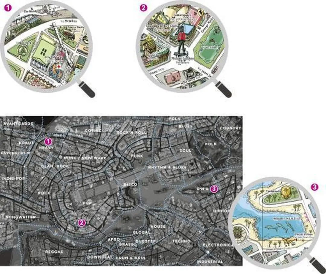 Heye Puzzel City of Pop 2000 Stuks - Meerkleurig