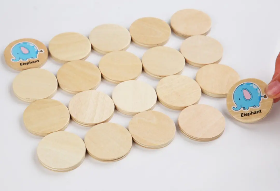 Wooden Toys Houten Memoryspel 20-delig - Fruit