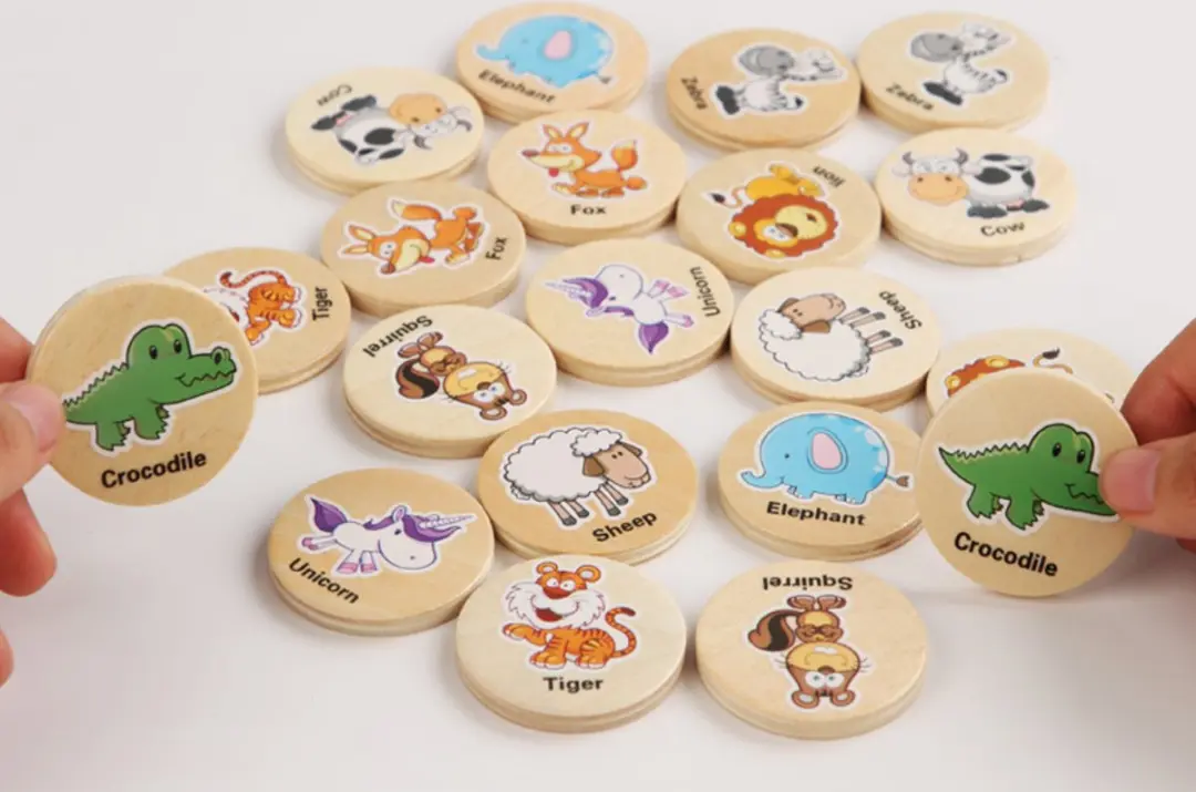 Wooden Toys Houten Memoryspel 20-delig - Fruit