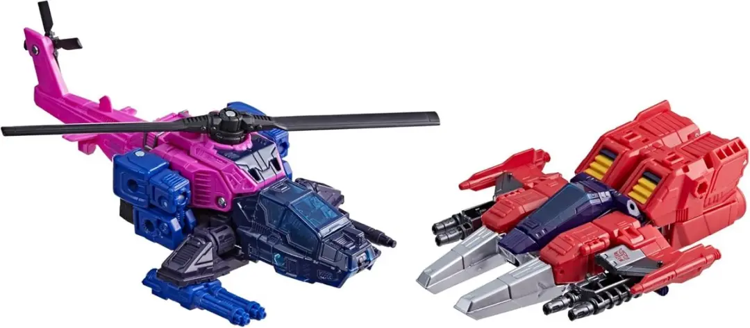 Hasbro Transformers Age of the Primes Wreck 'n Doom Spinister vs Topspin - Multicolor