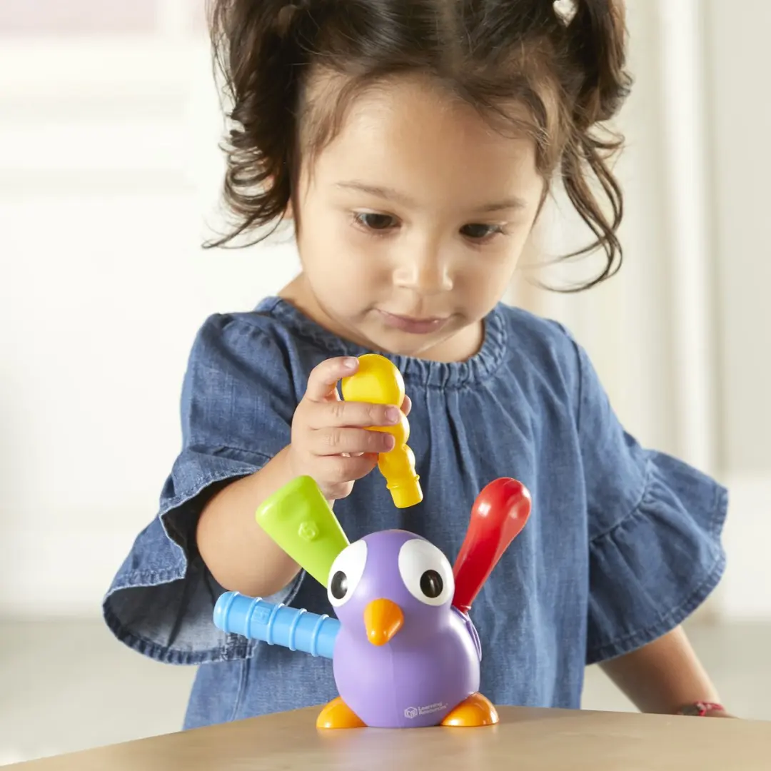 Learning Resources Pedro The Fine Motor Peacock - Multicolor