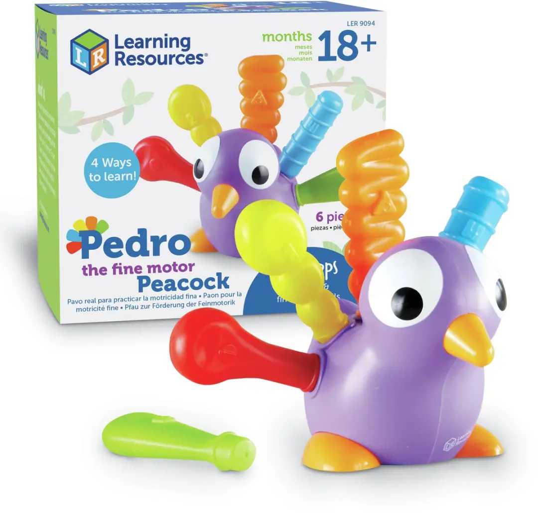 Learning Resources Pedro The Fine Motor Peacock