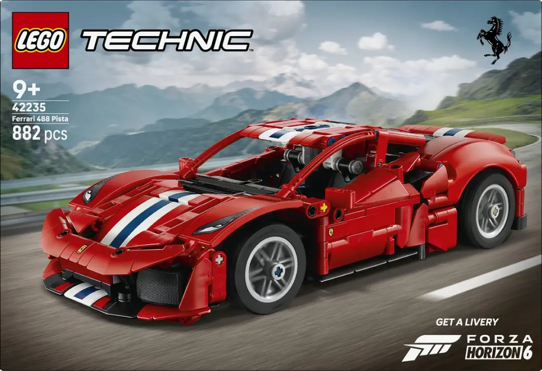 LEGO Technic Ferrari 488 PISTA 42235 - 882 Stukken