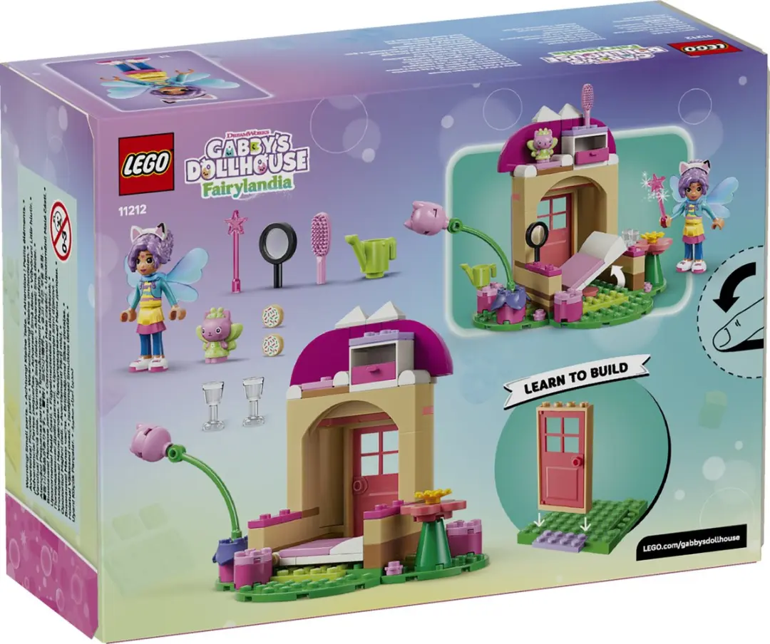 LEGO Gabby's Dollhouse Kitty Fee's Tuinhuisje 11212 - 103 Stukken - afbeelding 6 van 6