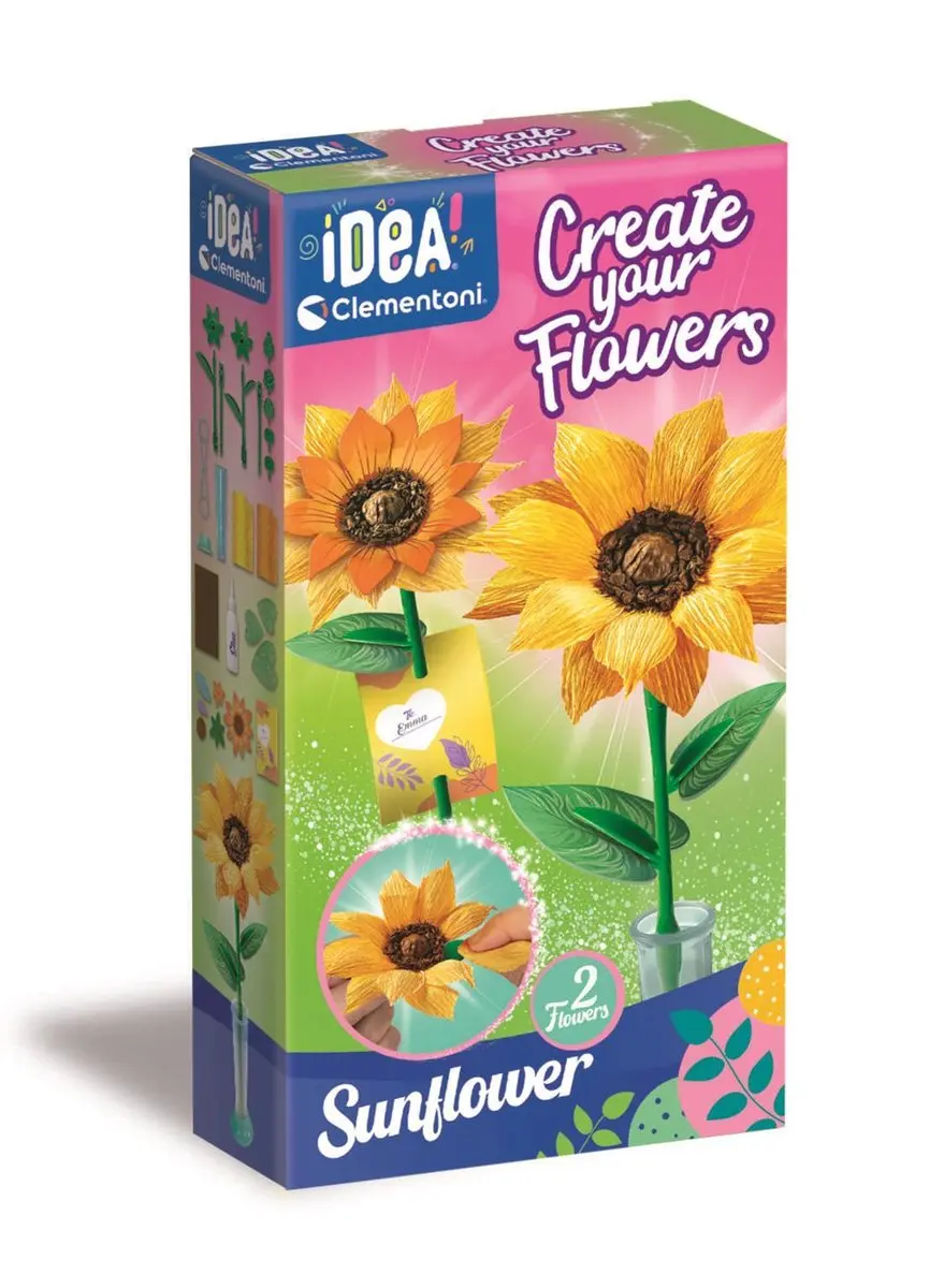 Clementoni Art & Craft Create Your Flowers Zonnebloem
