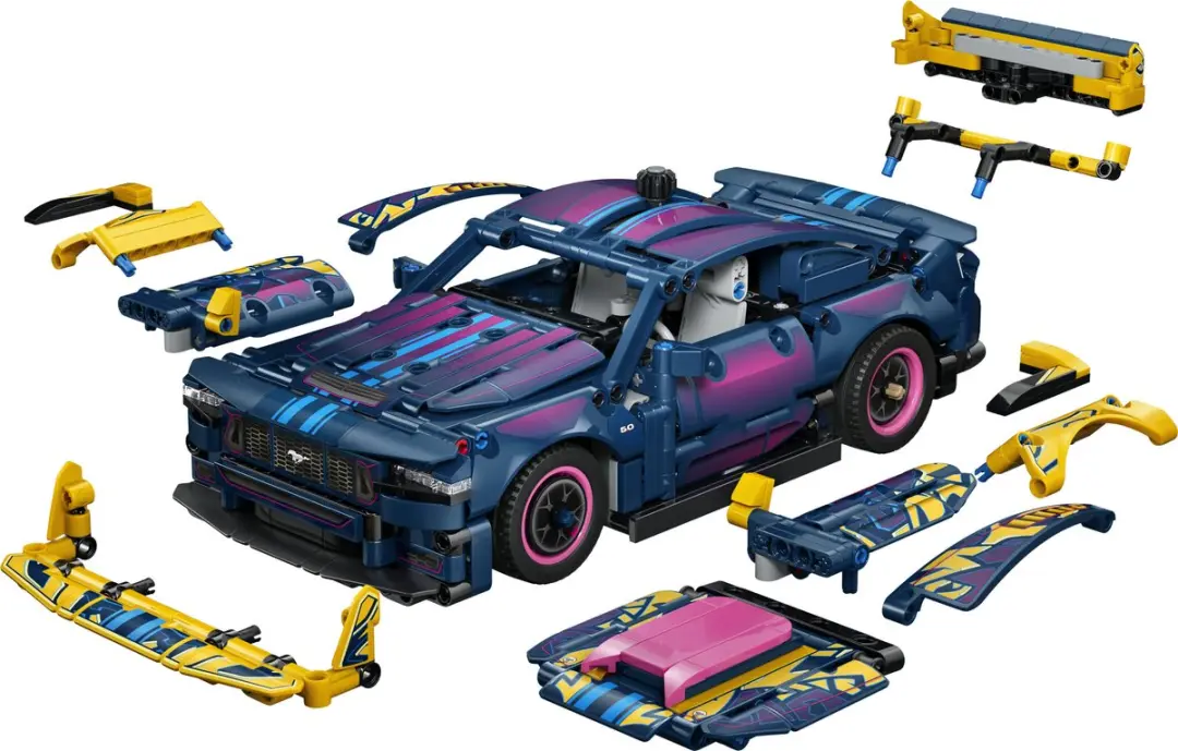 LEGO Technic Ford Mustang GT 42236 - 973 Stukken - Meerkleurig
