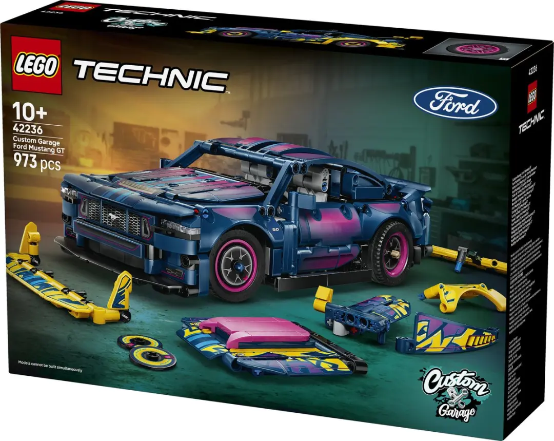 LEGO Technic Ford Mustang GT 42236 - 973 Stukken - Meerkleurig