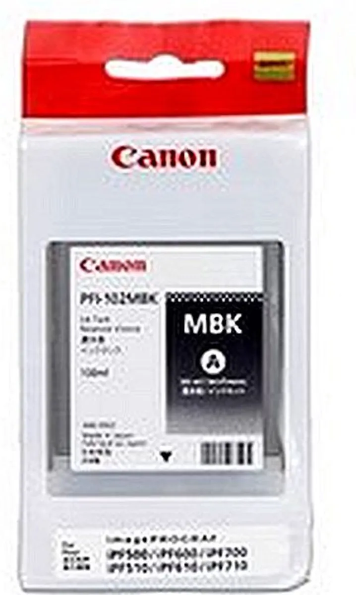 Canon PFI-102BK Inkttank - Mat Zwart