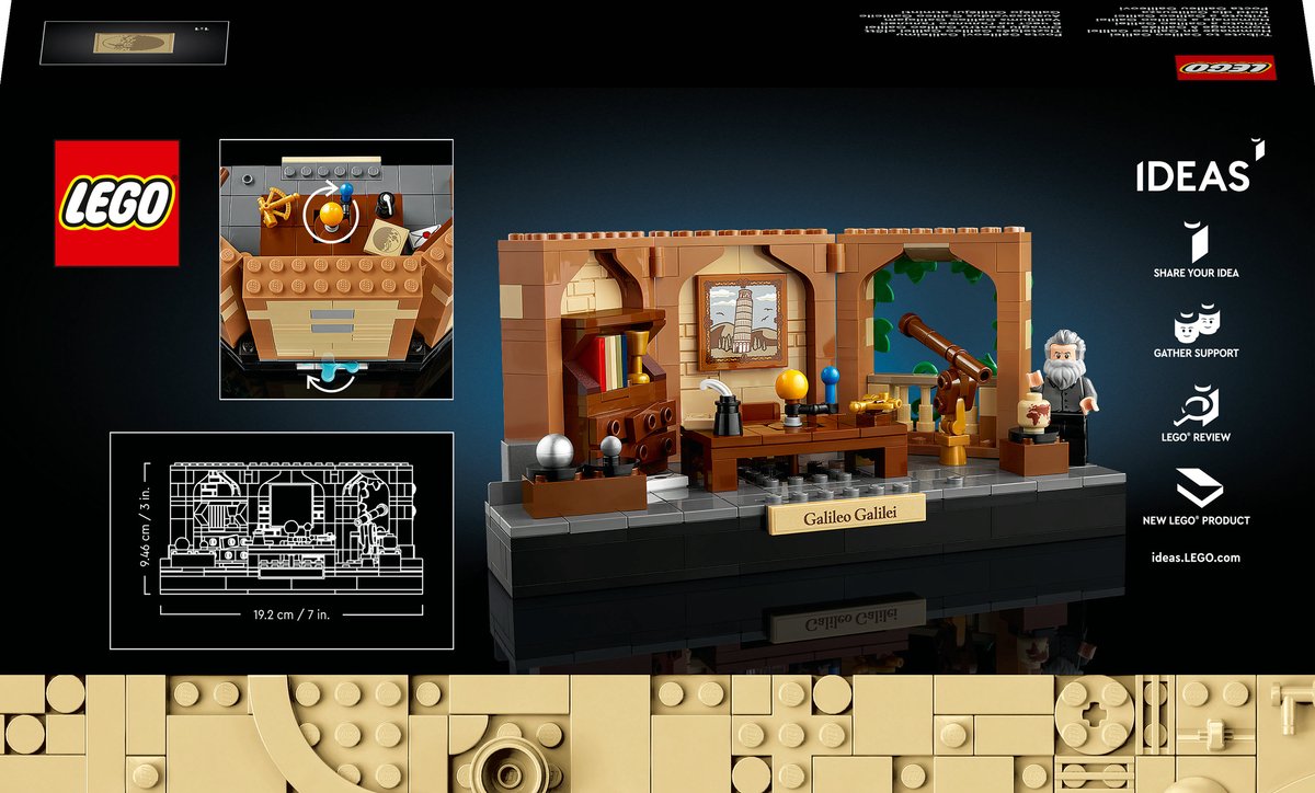 LEGO Exclusive 40595 - Eerbetoon aan Galileo Galilei