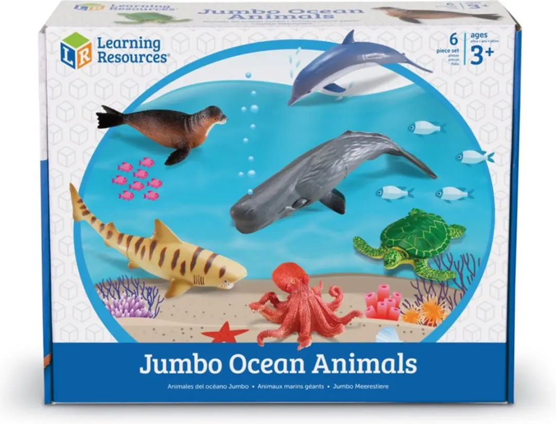 Learning Resources Jumbo Oceaan Dieren - 1 Stuk - Meerkleurig