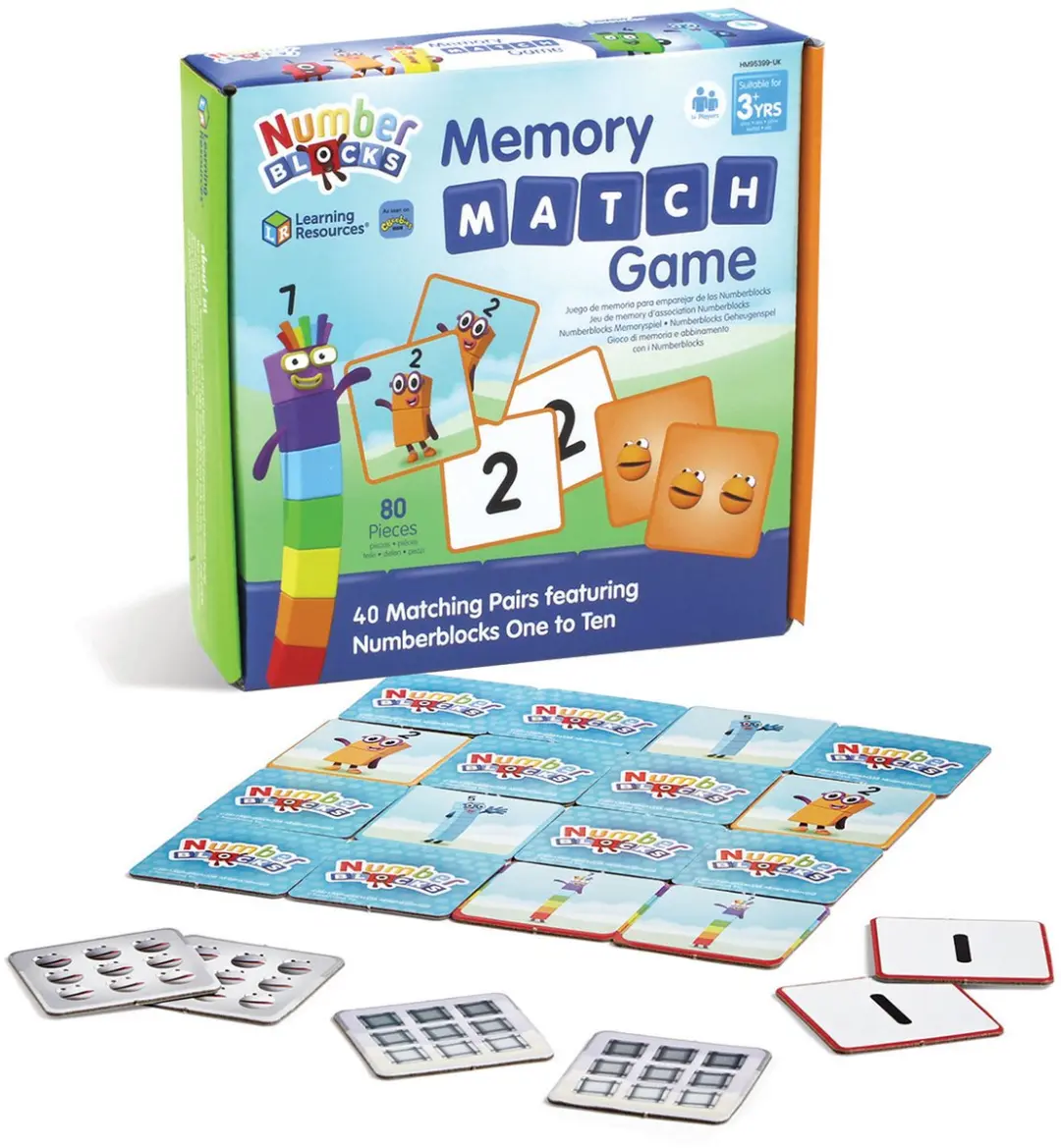 Learning Resources MathLink Cubes Number Blocks Rekenspel