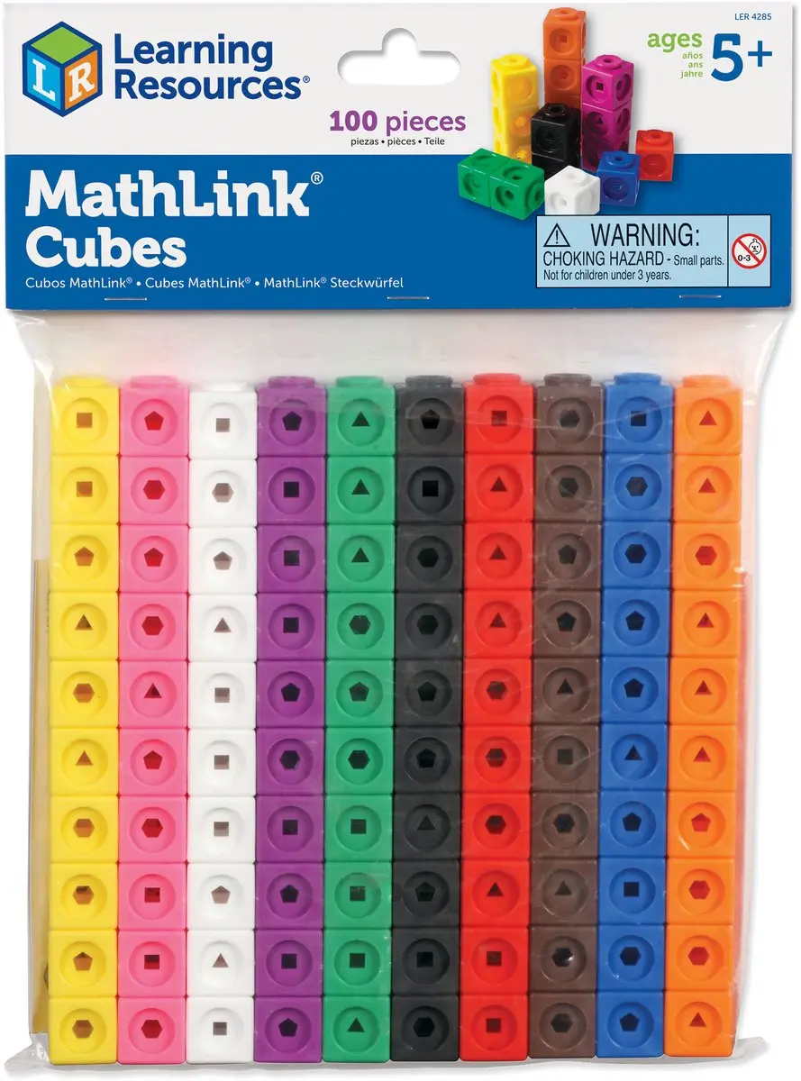 Learning Resources Mathlink Cubes Set 100 Stuks