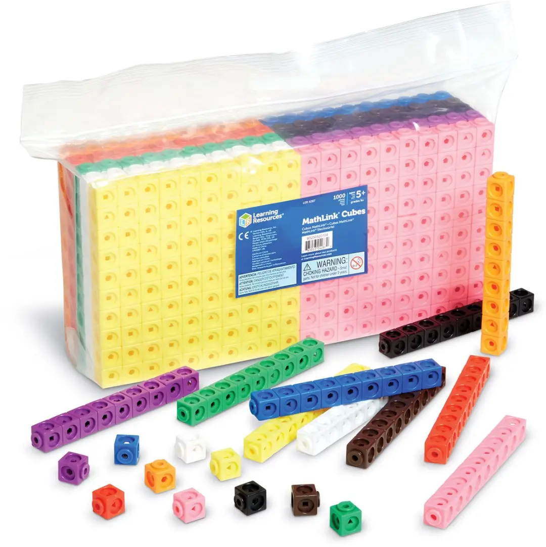 Learning Resources Mathlink Cubes Voordeelset 1000 Stuks