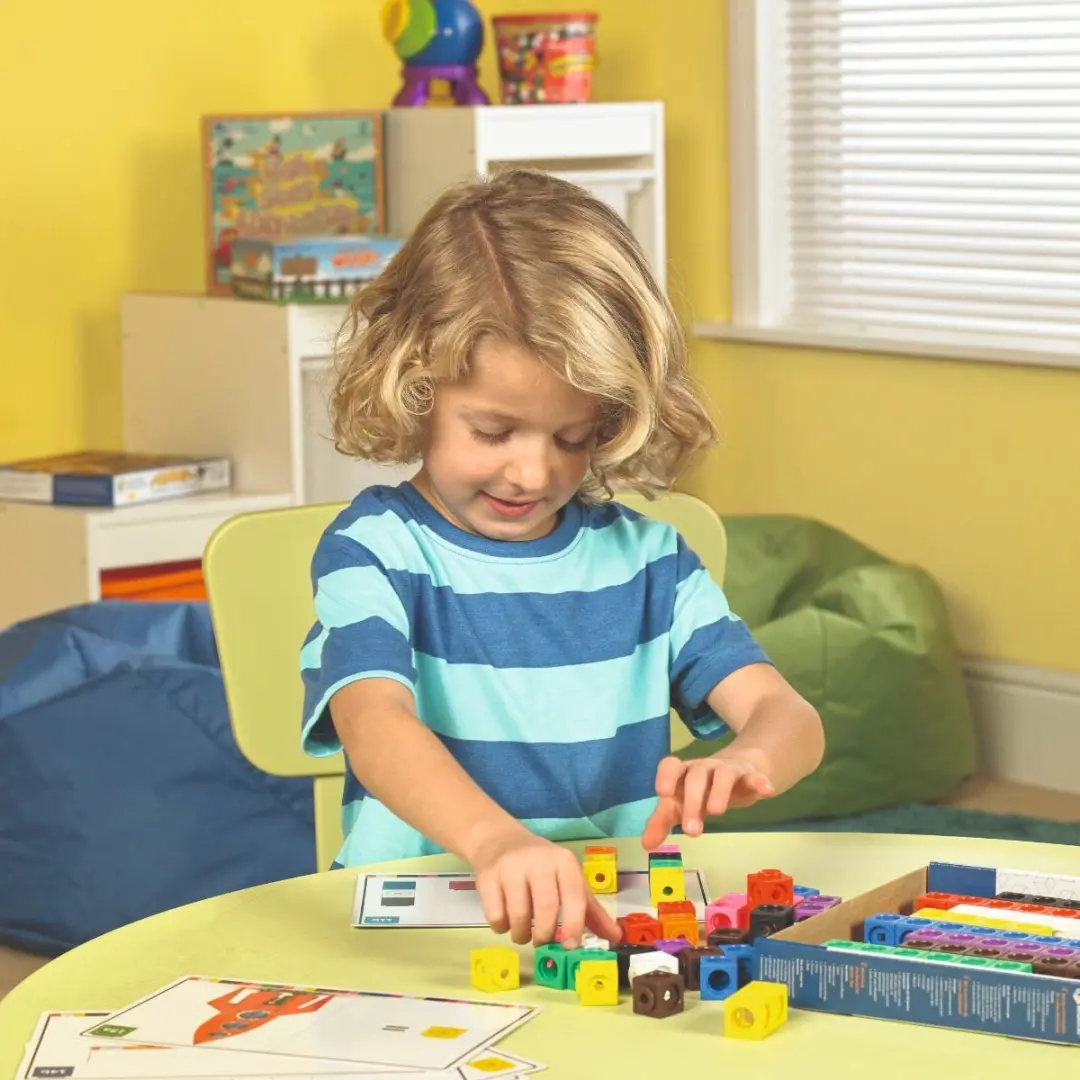 Learning Resources MathLink Cubes 100 Stuks - Reken Speelgoed