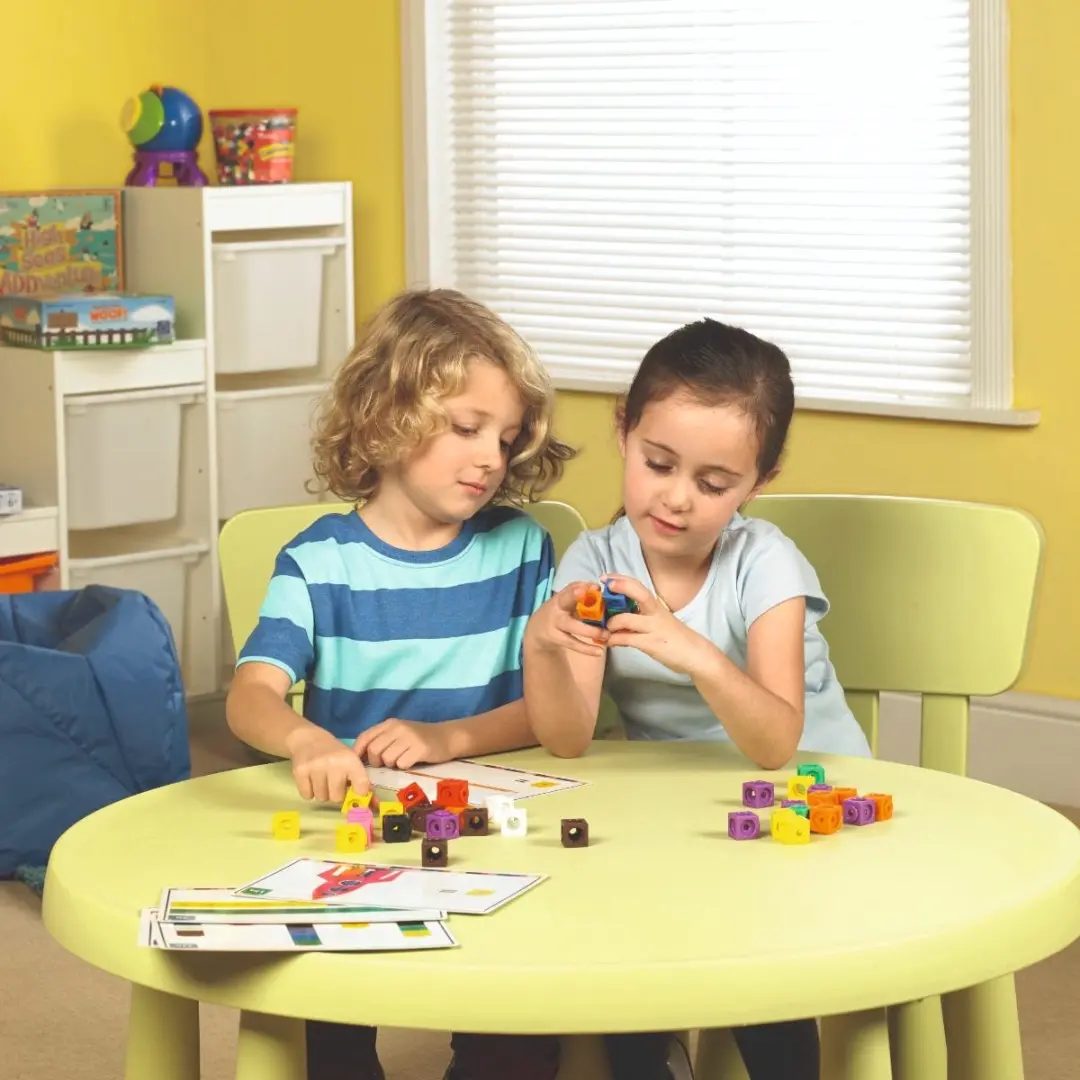 Learning Resources MathLink Cubes 100 Stuks - Reken Speelgoed