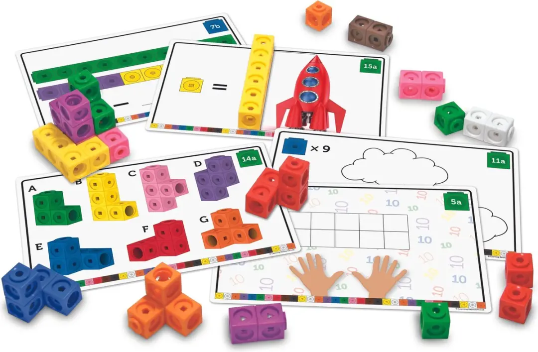 Learning Resources MathLink Cubes 100 Stuks - Reken Speelgoed