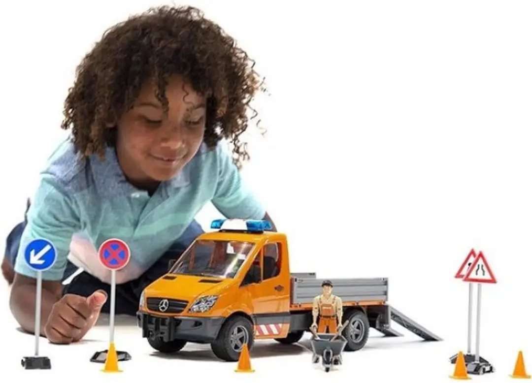 Bruder Mercedes-Benz Sprinter Wegenbouw - Licht & Geluid - Multi