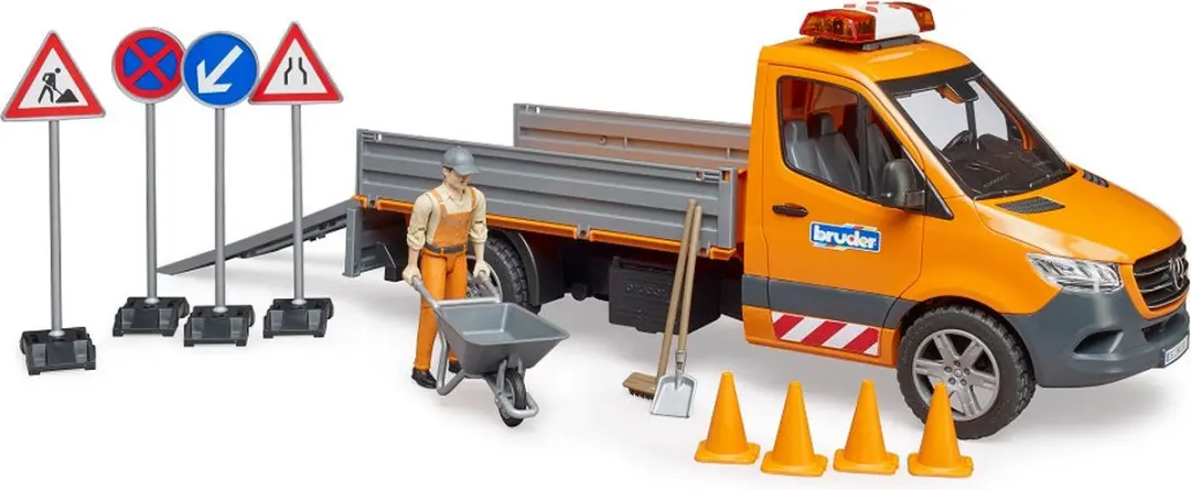 Bruder Mercedes-Benz Sprinter Wegenbouw - Licht & Geluid - Multi
