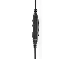 Nedis PC-Headset CHSTU110BK - Stereo - USB-A/USB-C - Opvouwbare microfoon - Zwart