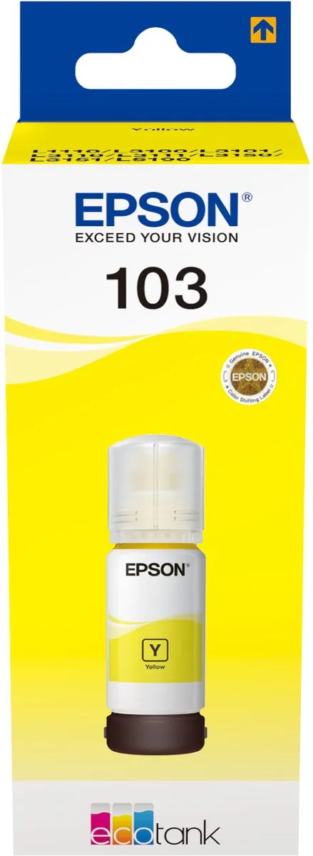 Epson Ecotank C13T00S44A Geel Inktcartridge - 1 Stuks