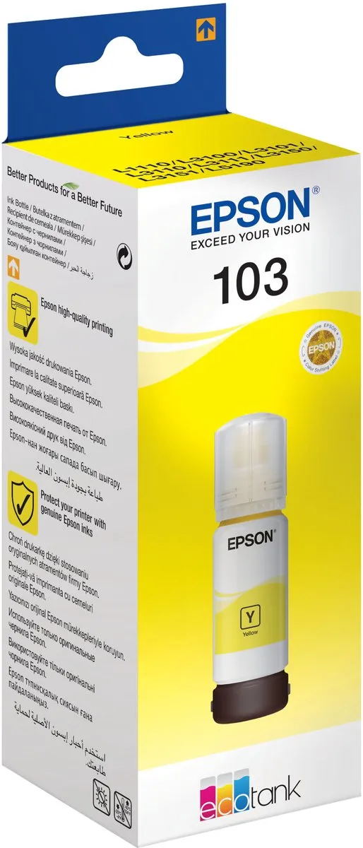 Epson Ecotank C13T00S44A Geel Inktcartridge - 1 Stuks