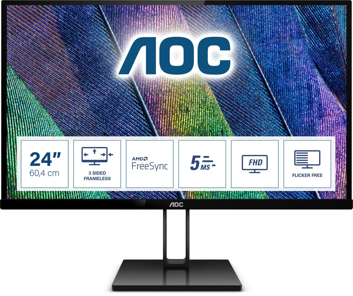 AOC 24V2Q Full HD IPS Monitor 75Hz