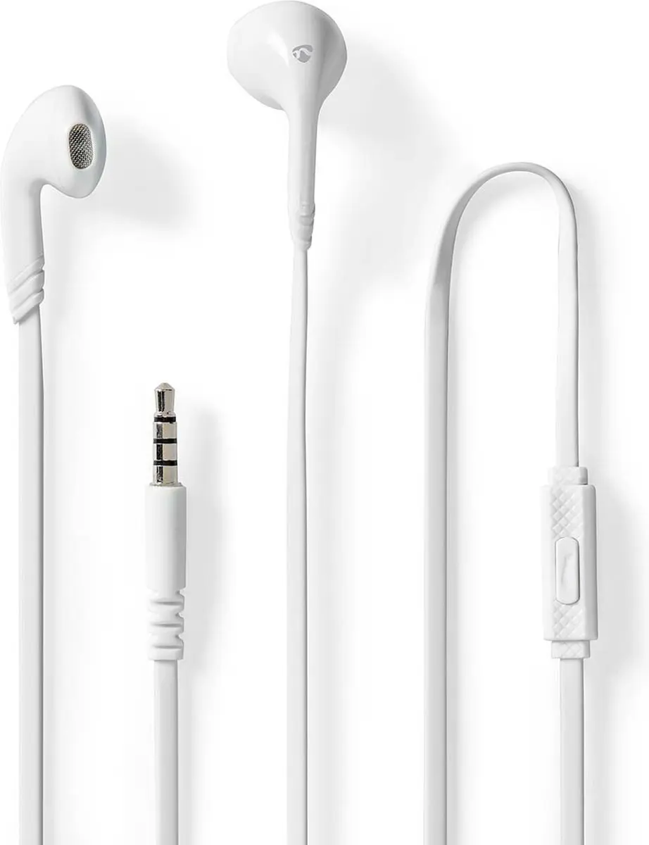 Nedis HPWD2021WT Bedrade Koptelefoon 1.2m