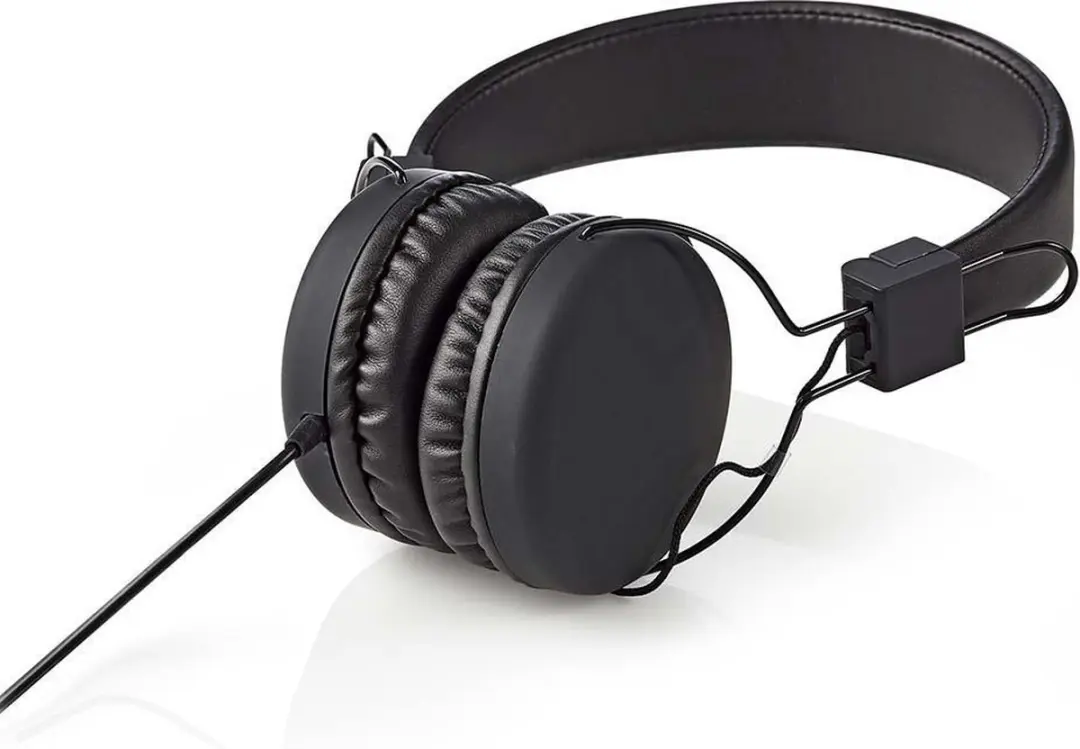 Nedis HPWD1100BK On-Ear Koptelefoon - 3,5mm - 1,2m - Zwart - afbeelding 6 van 6