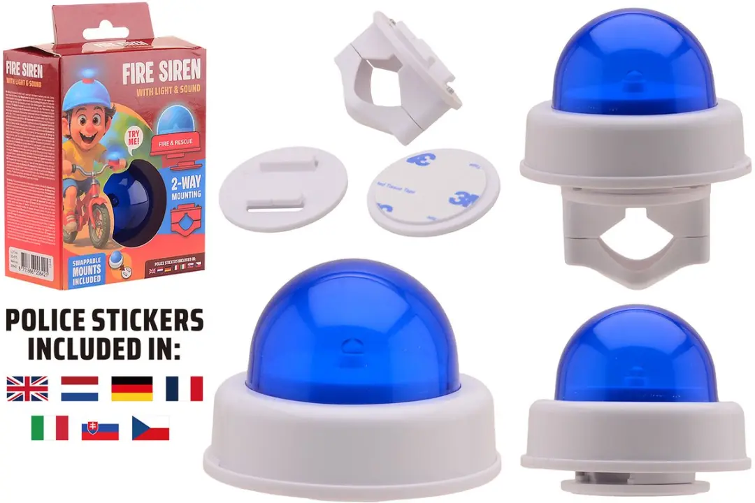Johntoy JT20641 Politiesirene - Multi kleuren