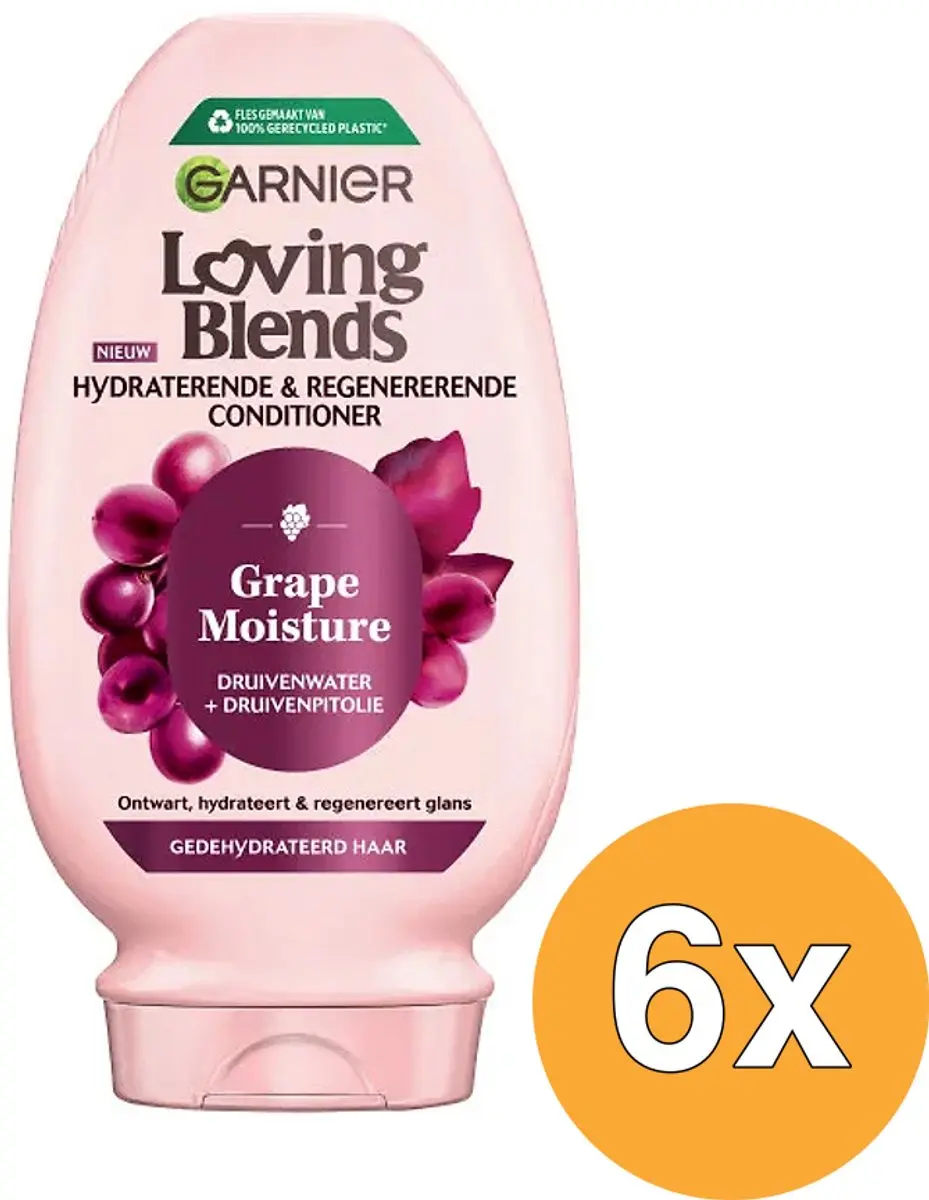 Garnier Loving Blends Conditioner Druif Hydratatie 250ml - 6 Stuks - afbeelding 6 van 6