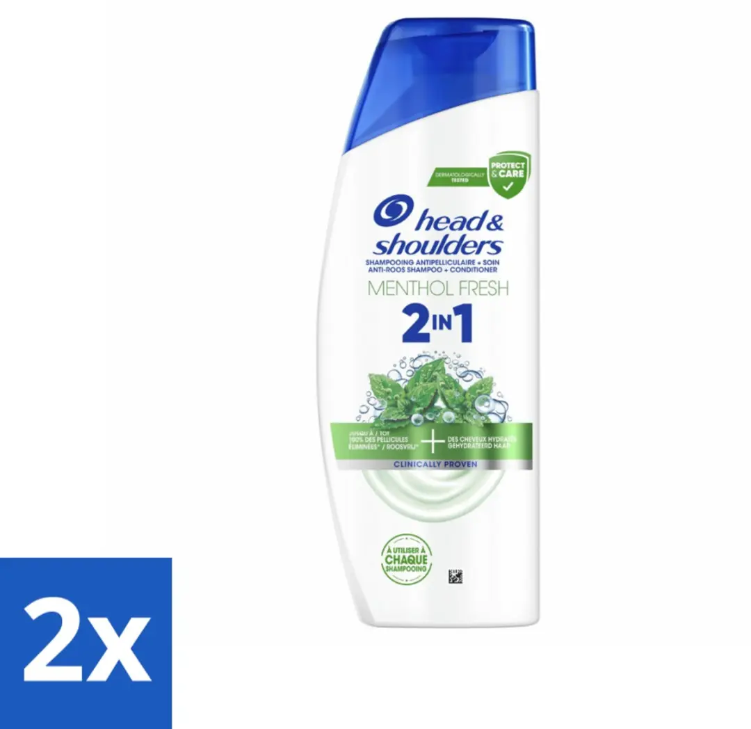 Head & Shoulders Menthol Fresh 2-in-1 Shampoo 600ml