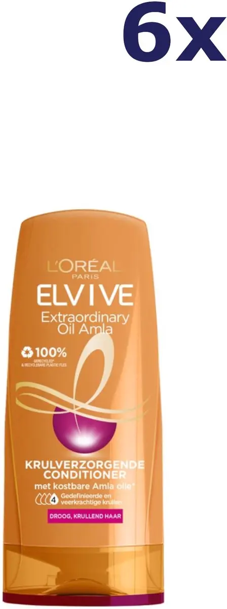 L'Oréal Paris Elvive Extraordinary Oil Amla Conditioner 200ml - 6 Stuks - afbeelding 6 van 6