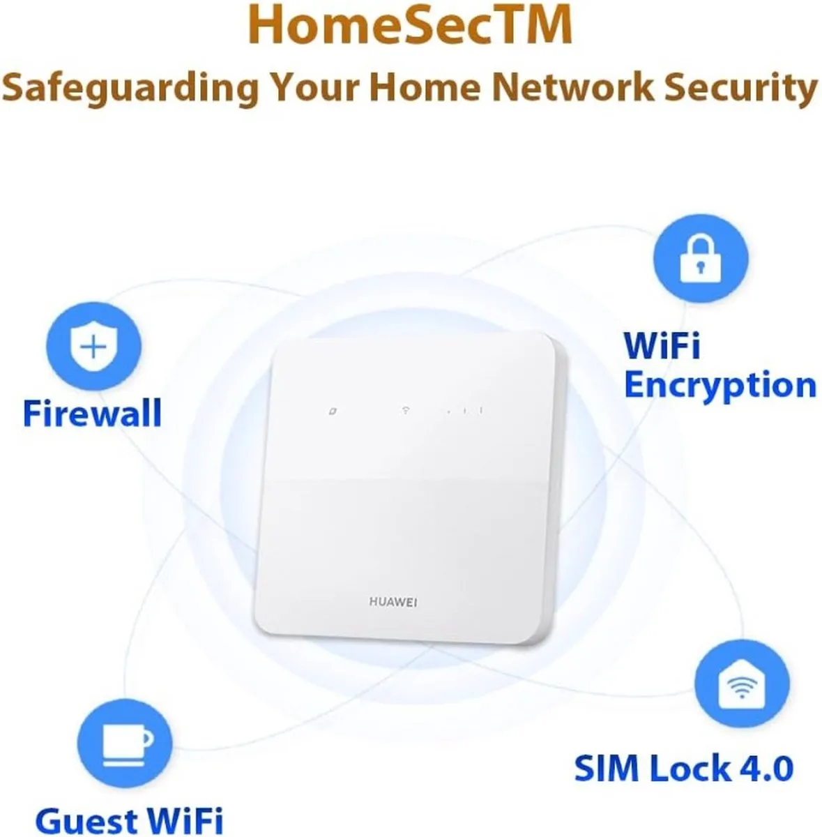 Huawei B320 Mini 4G Router - 32 Gebruikers - Wit