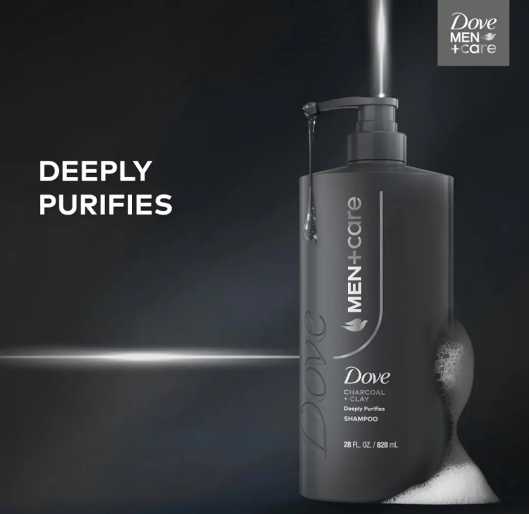 Dove Men+Care Charcoal + Clay Shampoo 828ml