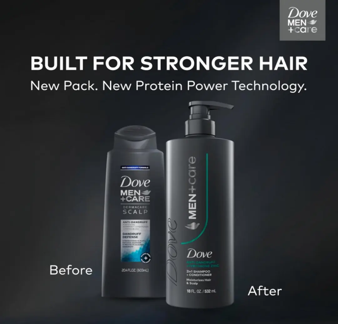 Dove Men+Care 2-in-1 Anti-Roos Shampoo & Conditioner 532ml