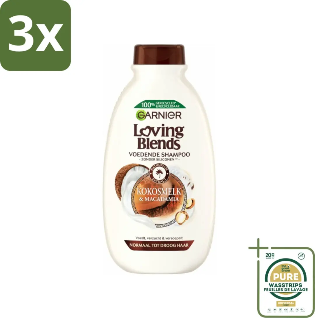 Garnier Loving Blends Kokosmelk & Macadamia Shampoo 300ml