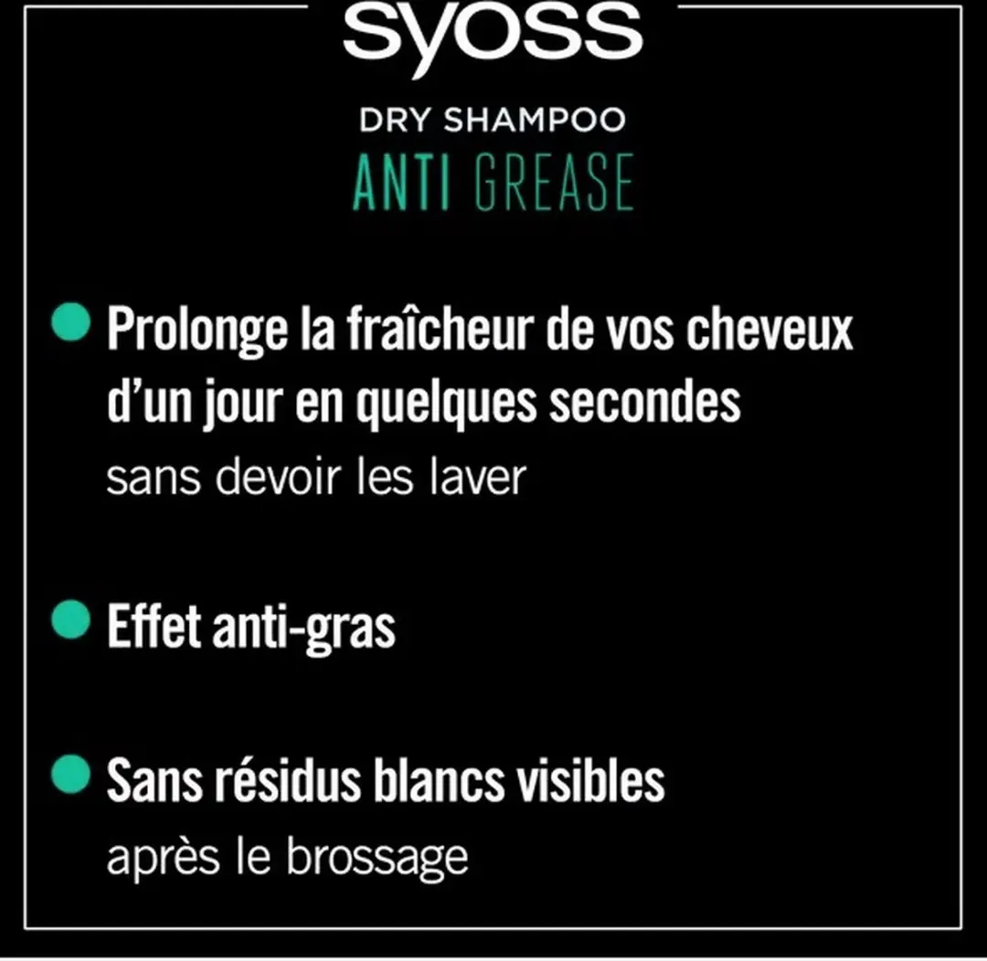 SYOSS Droogshampoo Anti Grease 200ml