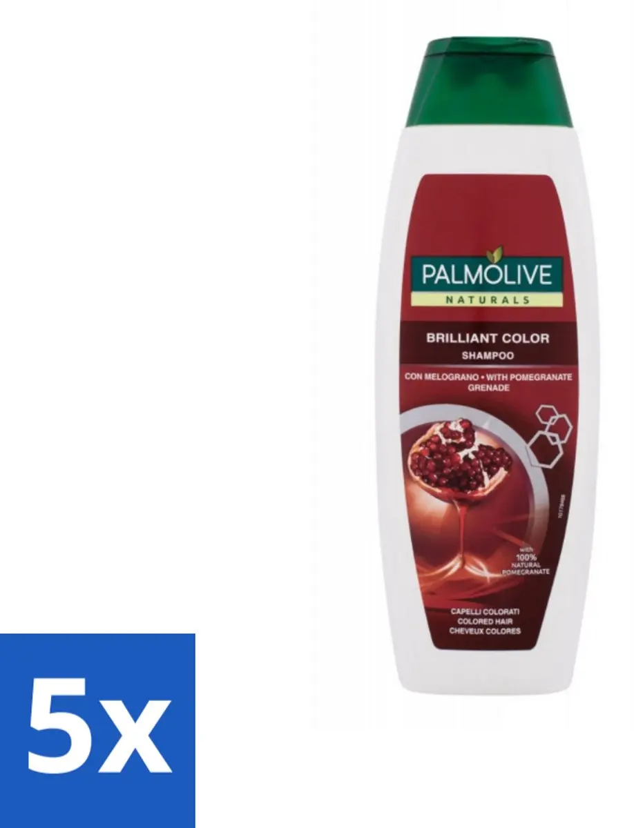 Palmolive Naturals Shampoo Brilliant Color 350ml - 5x350ml